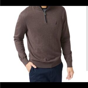Nautica nav tech quarter zip sweater 
Temp control sweater